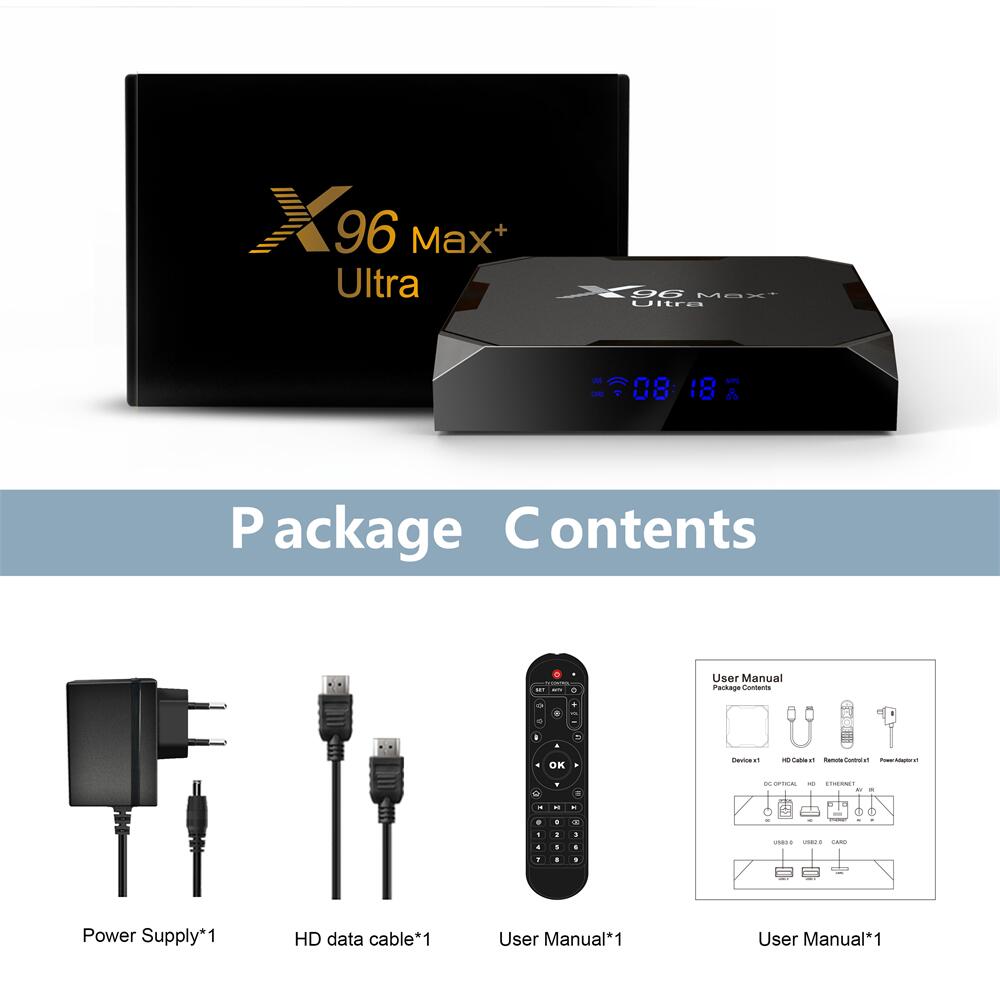 X96max+Ultra amlogic S905X4 ott tv box: China-Made Entertainment Gems