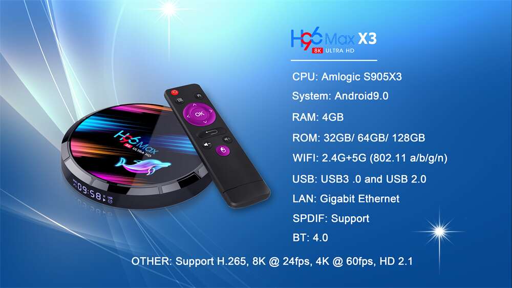 Coming Soon: H96 Max X3 Amlogic S905X3 ott tv box - Be the First to Know!