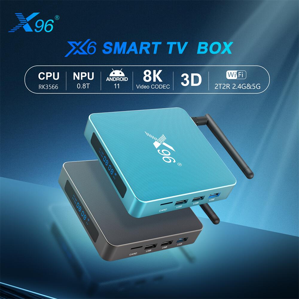 Exclusive Offer for X96 X6 Rockchip RK3566 streaming player