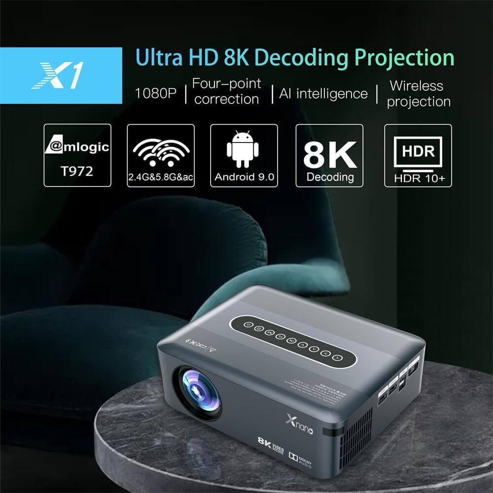 Unbeatable Features of X1 Amlogic T972 android Projector